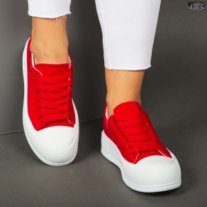 Pantofi Sport "Se7.en S022 Red'' - Img 3