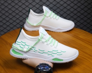 Pantofi sport ''SuperFashion HTMS-1 White Green'' - Img 7