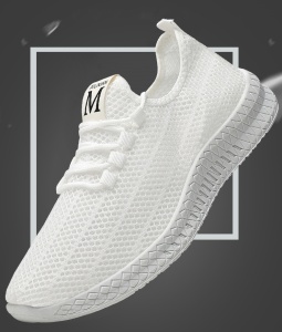 Pantofi Sport "SuperFashion HTMS-133 White" - Img 10