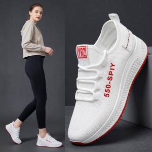 Pantofi sport "SuperFashion HTWM-2 White Red"