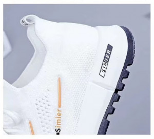 Pantofi Sport "SuperFashion HTWM-90 White Black" - Img 8