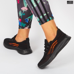 Pantofi Sport ''WE Fashion 3311D Black Orange'' - Img 4