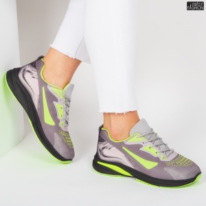 Pantofi Sport ''WE Fashion 390-2 Grey Green'' - Img 2