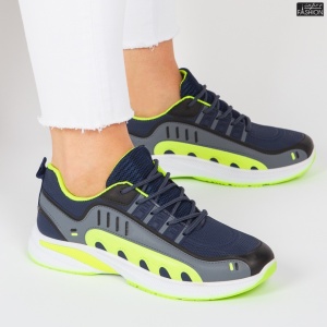 Pantofi Sport ''WE Fashion 391-2 Blue Green'' - Img 2