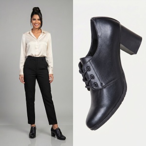 Pantofi ''YiYi YEHJ-183 Black"