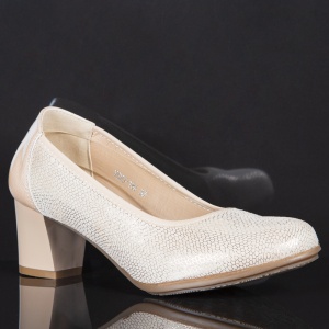 Pantofi ''YiYi YEHJ-186 Beige" - Img 4