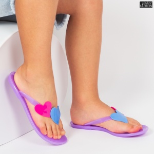 Papuci Copii ''WE Fashion 258 Purple'' - Img 2