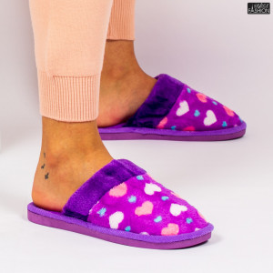 papuci de casa dama colorati