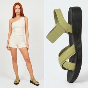 Sandale ''ALD Fashion HQ124-102 Green''