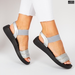 Sandale ''ALD Fashion HQ126-115 Silver'' - Img 2