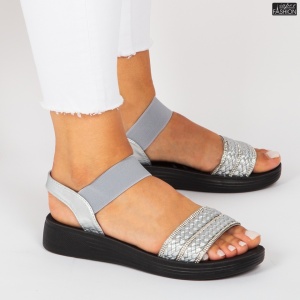 Sandale ''ALD Fashion HQ126-115 Silver'' - Img 6