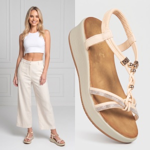 Sandale ''YiYi ZX-113 Beige''
