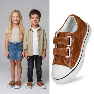 Tenisi Copii "Apawwa QC65 Brown''