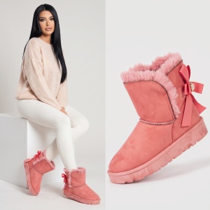 Cizme "ALD Fashion HQ-1004-37 Pink"