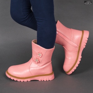 Cizme îmblănite copii ''BAO SPORT A-2 Pink'' - Img 5
