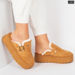 Cizme scurte Dama tip UG "Lavy Fashion SL-A15 Camel" - Img 5