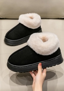 Cizme scurte tip UG- unisex "SuperFashion 5-5 Black" - Img 2