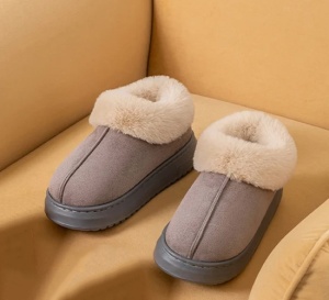 Cizme scurte tip UG- unisex "SuperFashion 5-5 Gray" - Img 2