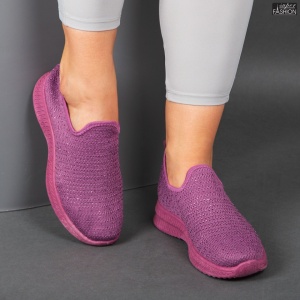 Espadrile ''ALD Fashion HQ1029-164 Purple" - Img 3