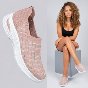 Espadrile ''ALD Fashion HQ1034-191 Pink"
