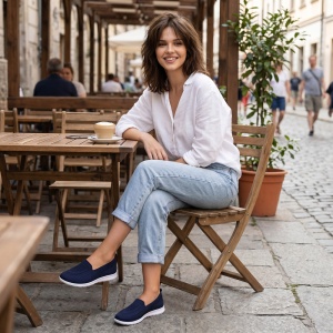 Espadrile "SuperFashion HTWM-42 Navy" - Img 3