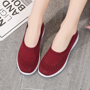 Espadrile "SuperFashion HTWM-43 Wine Red" - Img 8