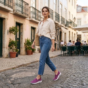 Espadrile "SuperFashion HTWM-44 Purple" - Img 5