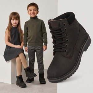 Ghete îmblănite Copii "HEROWAY 1202B Black"