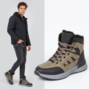 Ghete îmblănite ''Meek GK-165 Grey''