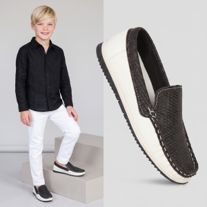 Pantofi Copii ''L&X C086 White Black''