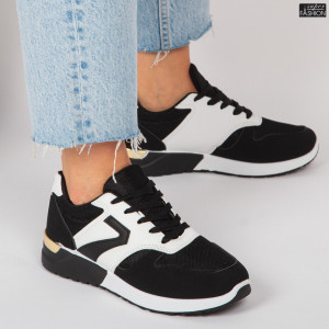 Pantofi Sport ''ALD Fashion HQ1014-66 Black" - Img 2