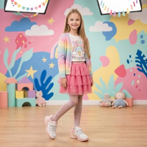 Pantofi Sport Copii ''Apawwa NC78-9 Pink'' - Img 2