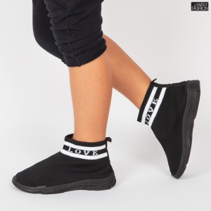 Pantofi Sport Copii ''Meek YF-102 Black'' - Img 3
