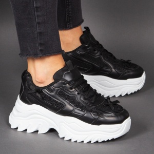 Pantofi Sport ''DON Fashion B2065 Black'' - Img 3
