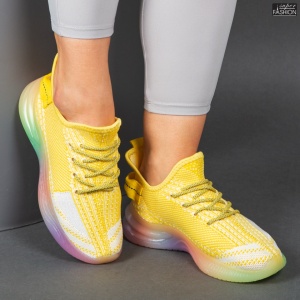 Pantofi Sport ''RXR Fashion R-717 Yellow" - Img 3