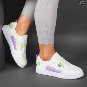 Pantofi Sport ''RXR Fashion R-809 White Purple"