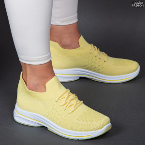 Pantofi Sport "Se7.en CS9062 L. Yellow'' - Img 2