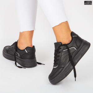 Pantofi Sport "Se7.en YZ758-2 All Black'' - Img 5