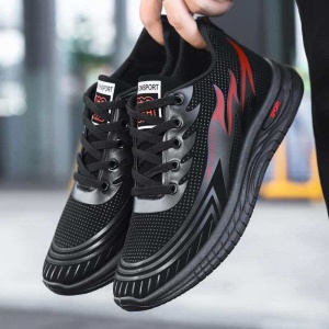 Pantofi sport "SuperFashion 6-47 Black Red'' - Img 7