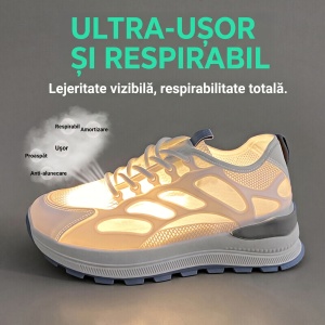 Pantofi sport "SuperFashion 6-6 White Gray" - Img 9
