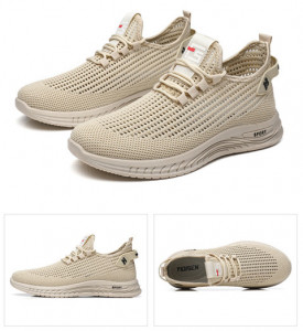 Pantofi Sport "SuperFashion HTMS-002 Beige" - Img 9