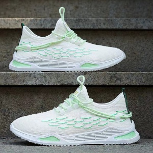 Pantofi sport ''SuperFashion HTMS-1 White Green'' - Img 13