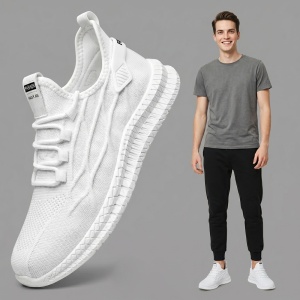 Pantofi sport ''SuperFashion HTMS-27 White''