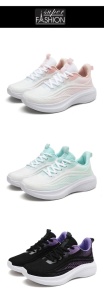Pantofi sport "SuperFashion HTWM-34 White Pink" - Img 17