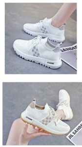 Pantofi sport "SuperFashion HTWM-41 White Gray" - Img 14