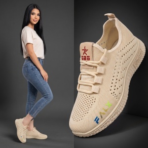 Pantofi sport "SuperFashion HTWM-45 Beige"