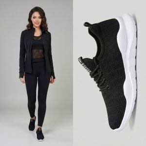 Pantofi sport "SuperFashion HTWM-59 Black"