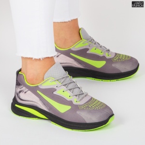 Pantofi Sport ''WE Fashion 390-2 Grey Green''
