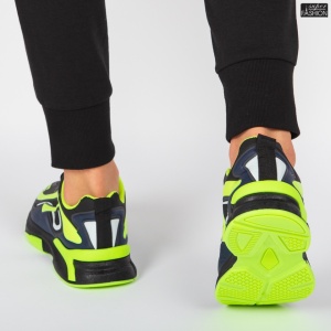 Pantofi Sport "WE Fashion B92-2 Black Green'' - Img 4
