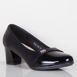 Pantofi ''YiYi YEHJ-200 Black" - Img 4